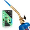 Full Brass Propane Torch Head with Pencil Flame Mini Nozzle MAPP MAP Pro Gas Gun
