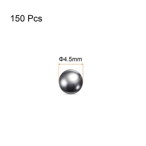 uxcell Precision Ball 4.5mm Diameter 304 Stainless Steel for Bearings 150pcs