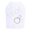 Diva with Ring Dog Shirt 3XL White
