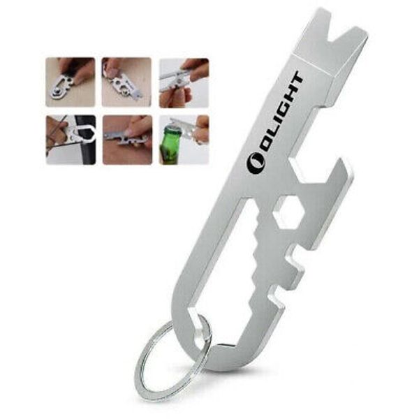 Olight Keychain Multitool, 420 Stainless Steel, Key Ring, Bottle Opener, Pry
