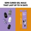 Nailed It SEMI CURED GEL NAIL STRIP Chic Tweed