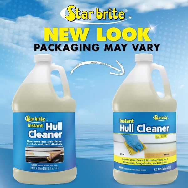 STAR BRITE Instant Hull Cleaner - Easily Remove Stains, Scum Lines & Grime