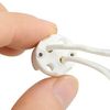 glo-shine Mr16 Mr11 Gu5.3 Ceramic Lamp Socket,Connector Base Socket Adapter with Wire for LED Halogen CFL Bulb(20pcs)