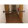 US Weight U2500 Crowd Control Wall Mount with 8' Black Retractable Belt with Safe Braking System and Locking Button