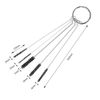 Motorcycle Carburetor Carbon Dirt Jet Remove Cleaning Needles + Brushes Tool Kit