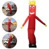 10FT/3M Inflatable Puppet Sky Air Wind Tube Puppet Sky Wavy Dancer without Blower(Red)