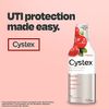 Cystex Urinary Tract Infection Support, Cranberry Prebiotic Supplement for UTI Protection & Urinary Health Maintenance, D-Mannose & Vitamin C, 7.6 oz (2 Pack)