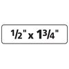 Avery Removable ID Labels, Sure Feed, Removable Adhesive, 0.5" x 1.75", 2,000 Labels (6467)