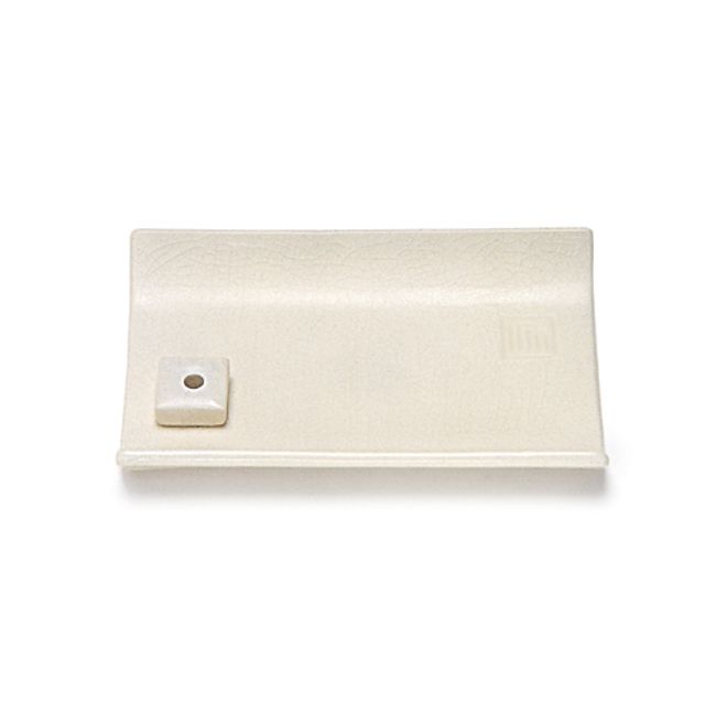 [Free shipping/bulk purchase x 10] Nippon Kodo Rim Incense Plate White Porcelain x 10 Piece Set (4902125750142)