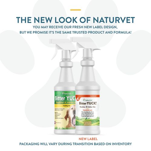 NaturVet Bitter Yuck No Chew Spray Horse Supplement – Helps Deter Chewing on Manes, Tails, Bandages, Wounds – No-Sting Water-Based Supplement for Horses – 32 Oz.