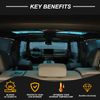 Front Windshield & Sides SunShade Visor Cover SET For Hummer EV 2022-2025 5PCS
