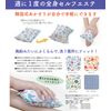 Scrubbing Towel, Exfoliating Sponge, Body Sponge, Inflatable, Easy to Grip, Tangles with Body, Air Cushion, Soft, Soft Type, Grace, Blue, Made in Korea