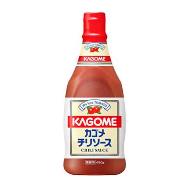 Kagome Chili Sauce Bottle, 17.3 oz (490 g), Commercial Use, For Restaurants