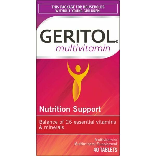 Geritol Complete Multi-Vit Mineral Supplement, 40ct  X 2
