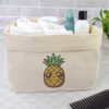 Large 'Kawaii Pineapple' Canvas Organiser/Storage Bag (OR00030806)