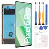OLED for Google Pixel 6 Pro GLUOG, G8VOU LCD Display Touch Screen Replacement | 6.7'' LCD Display | Black with Frame | Tools Included