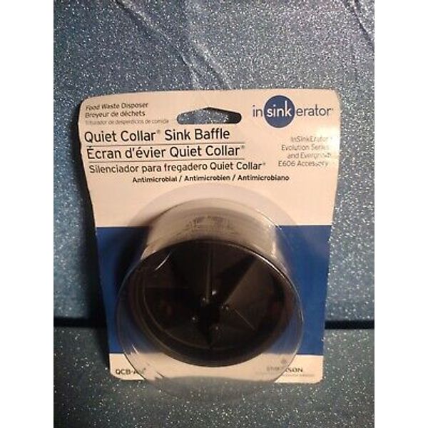 Garbage Disposal Splash Guard InSinkErator Quiet Collar Sink Baffle QCB-AM. New.