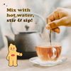 Honey Ginger Tea - Instant Tea Powder Packets with Ginger Honey Crystals Tea