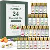 Essential Oils Set - 24 Pcs Essential Oil Kit for Diffuser, Aromatherapy, Massage, Skin Care, Soap & Candle Making - Premium Aromatherapy Diffuser Oils Set