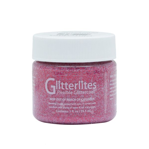 Angelus Glitterlites Paint 1 Oz Ruby Red