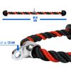 Yes4All BXGM Trizepsseil, 91.4 cm, Rot/Schwarz