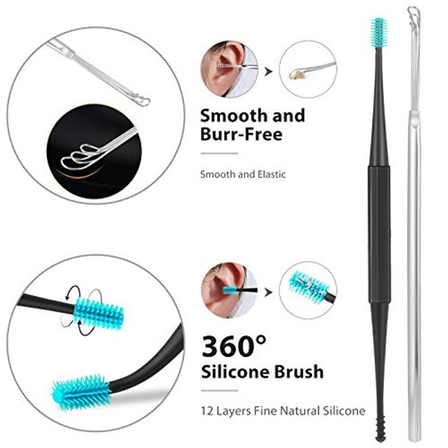 Ear-Wax-Vacuum Ear Water Remover Kit 5 Levels Electric Ear Vacuum Wax  Remover USB Charge Ear Suction Ear Wax Removal Soft Earwax Removal Kit Ear  Wax Suction Vacuum Ear Suction Vacuum For Adults