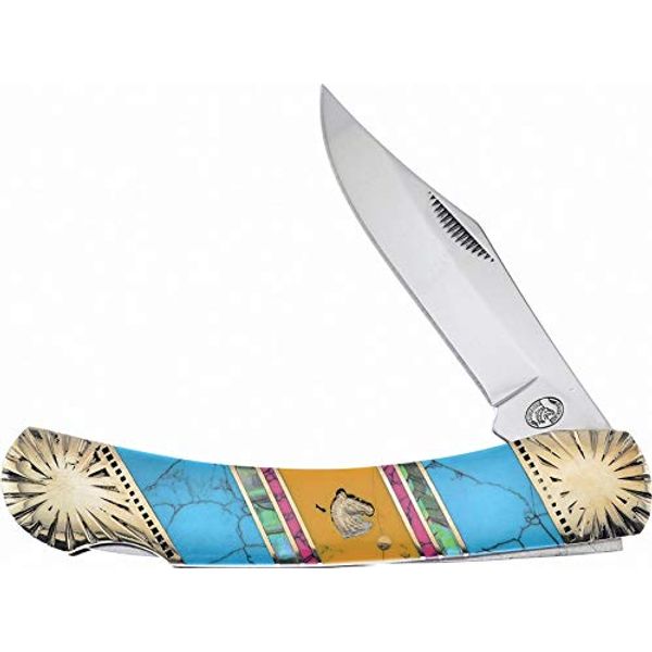 Frost Cutlery Lockback Turquoise FSHS549BARY