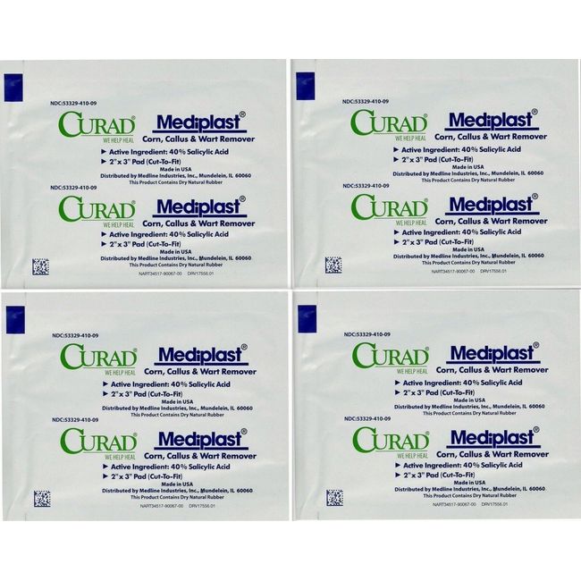 Mediplast Corn Wart Callus Remover CUT TO FIT ( 4 PADS )  EXP 04/2025