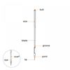 sourcing map Sewing Machine Needles DBx1 Industrial Universal Needle Size 125/20 30Pcs