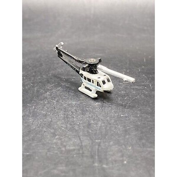 Micro Machines Galoob 1989 Bell Huey Police Helicopter Vintage Collectible Toy