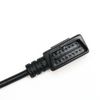 CarAngels OBD2 Cable OBD2 3 Branch Cable Harness L-Type Female Coupler 50CM