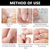 480 PCS 20 Sheets Transparent False Nail Stickers Double-Side Glue False Nail Sticky Tabs Waterproof False Nail Glue Stickers Breathable False Nail Tabs Adhesive Strong for Press on Nail DIY Nail Art