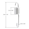 uxcell Motorcycle Side Bracket Kickstand Spring Throttle Return Spring for CG125 8.5cm Silver Tone