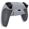 eXtremeRate Classic Gray Rubberized Grip Programable RISE4 Remap Kit for ps5 Controller BDM-010 BDM-020, Upgrade Board & Redesigned New Hope Gray Back Shell & 4 Back Buttons - Without Controller