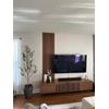 7’ Olive Minimalist Artificial Tree with Natural Trunk Home Decor. Retail $149