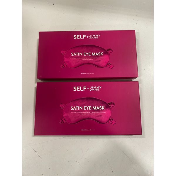 Self + JimmyJane Satin Eye Mask (2 Pack)