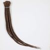 DreadLab - Synthetic Dreadlocks Backcombed Extensions 10 Pack Single Ended (Brown)