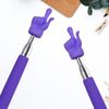 2 Pcs Telescopic Teacher Pointer Stick, Extendable Pointer Teacher Pointers for Classroom, Retractable Hand Pointer Finger Pointer Stick Elementary School Kindergarten Teacher Supplies (Purple)