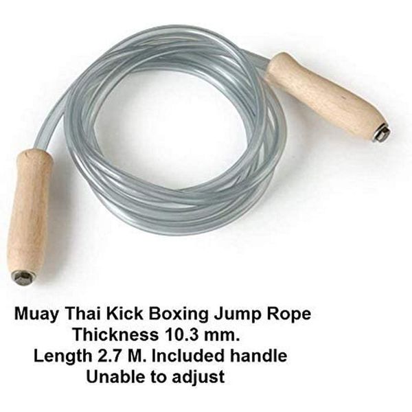 Muay Thai Kick Boxing Gear Mma Plastic Jump Skipping Rope 10.3 Mm