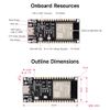 Waveshare ESP32-C6 Microcontroller with Pinheader, WiFi 6 Development Board, 160MHz Single-Core Processor, ESP32-C6-WROOM-1-N8 Module, Supports USB and UART Development