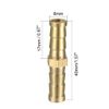 sourcing map 8mm Brass Barb Hose Fitting Straight Connector Coupler