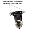 Switchcraft 3way Toggle Switch Long Frame with Black Tip for Gibson Les Paul