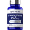 Methyl Folate 1000 Mcg Metabolically Active Folate 5-MTHF Bioavailable, 200 Caps