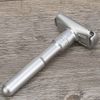 Adjustable Double Edge Safety Razor Shaving & Silicone Storage Pouch +5 Blades
