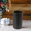 HEMOTON Black Coffee Creamer Pitcher, 10 oz, Ceramic, Dishwasher Safe