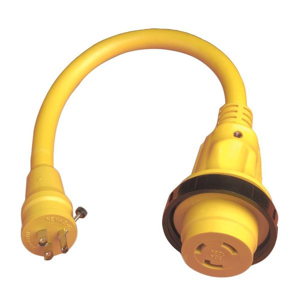 MARINCO 104SPP / Marinco Pigtail Adapter Plus 30A Locking To 15A with Locking Screw