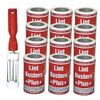 Pepin Mfg - Lint Roller - Remover 12 Rolls / 1 Handle Box