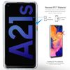 AMPLE Galaxy A21s Case, [A21s] (6.5") Case Shockproof Front and Back Clear Gel Case. Transparent Protective 360 Protective Cover