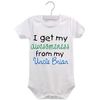 personalized awesome uncle baby one piece infant uncle bodysuit