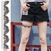 Sttiafay 8 Sheets Lace Temporary Tattoos for Wedding Art Women Black White Thigh Fake Tattoos Sexy Waterproof Tattoo Stickers for Festival Beach Party (Black-White)